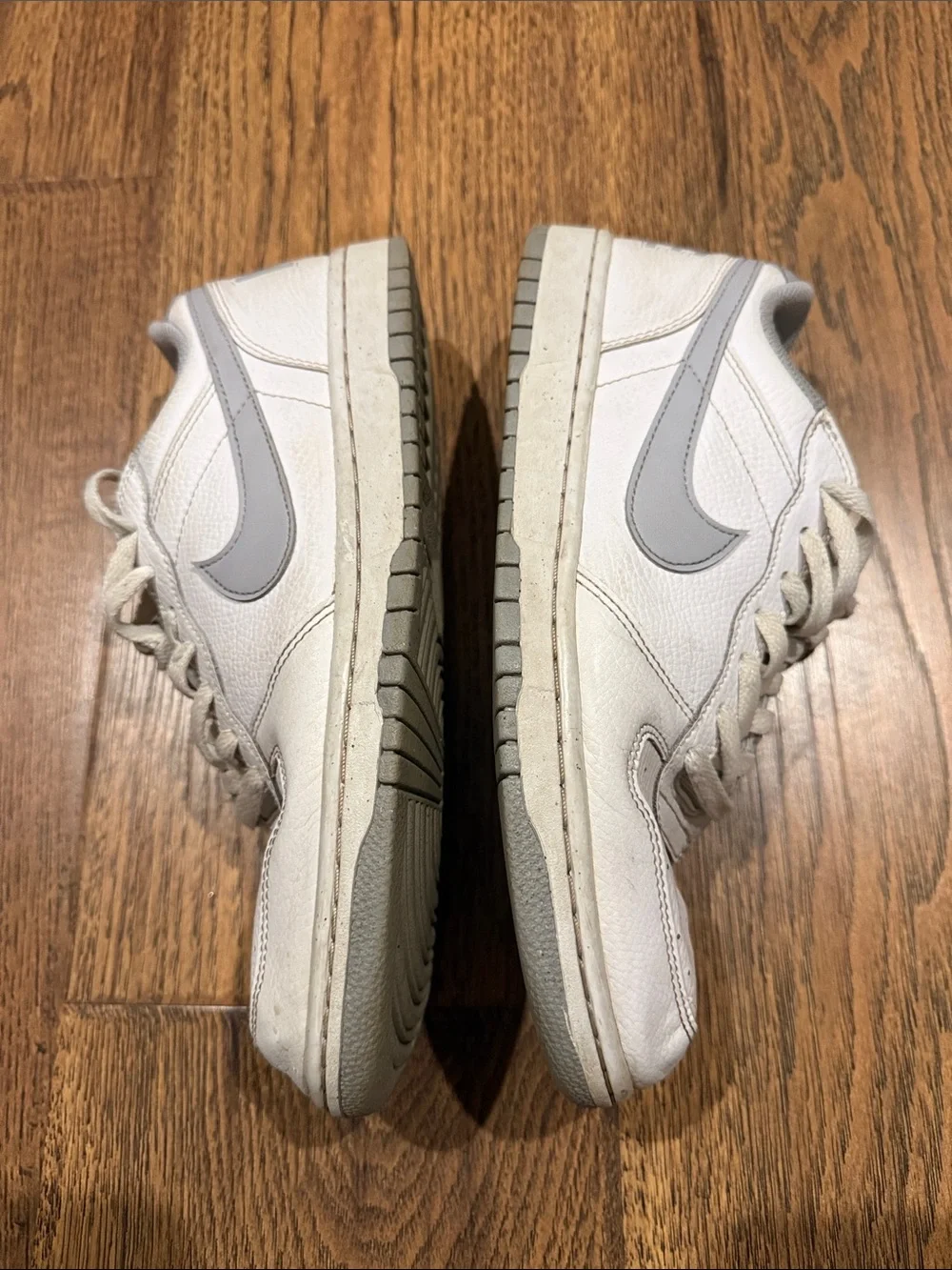 Nike Big Low White/Wolf Grey   Low-Top Sneakers